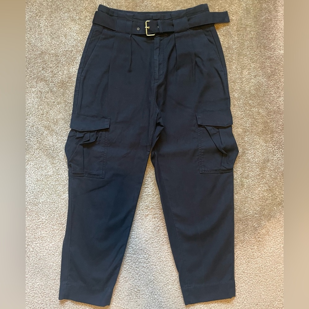 Banana Republic Black Cargo Trouser
